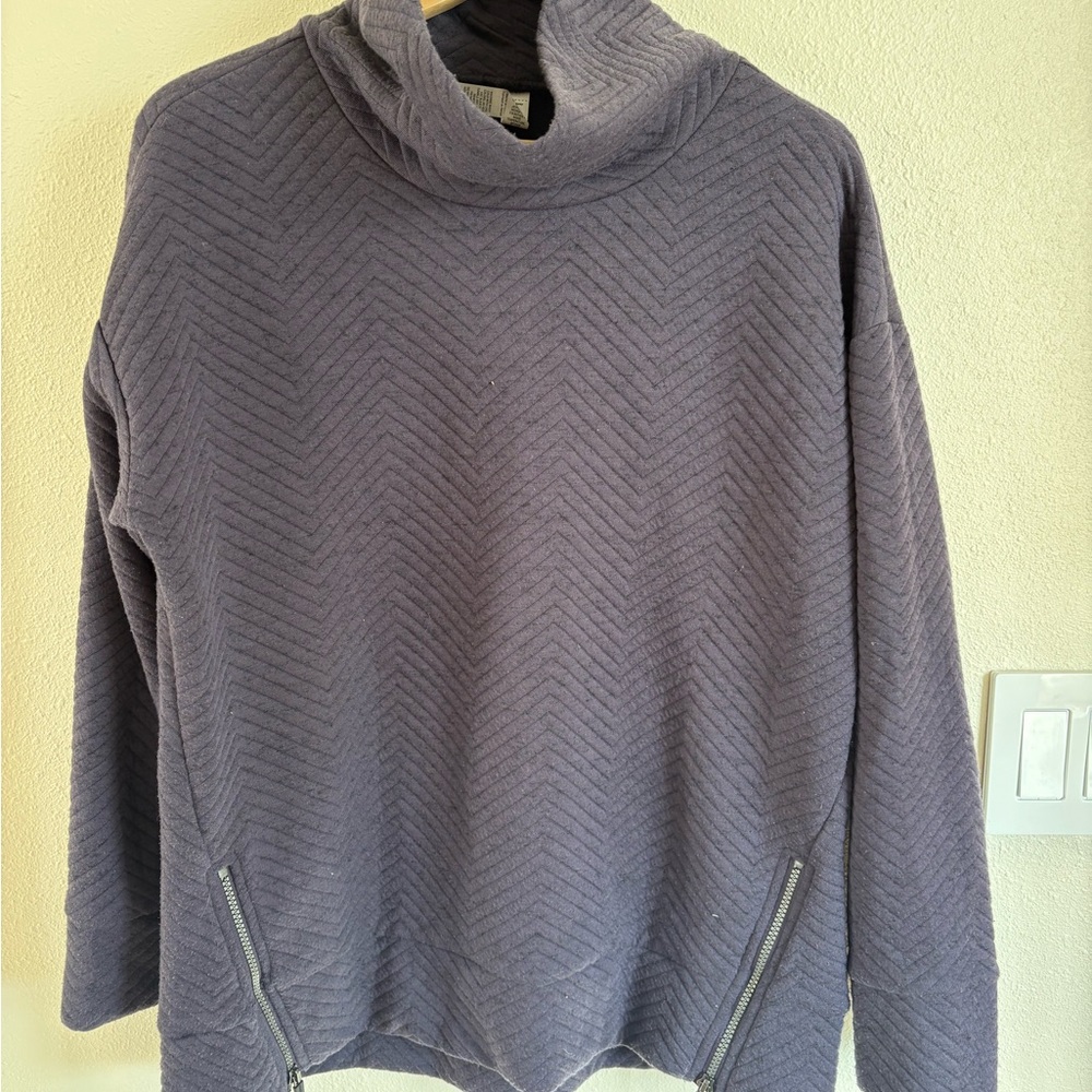 RBX Women's Purple Cowl Neck Sweater